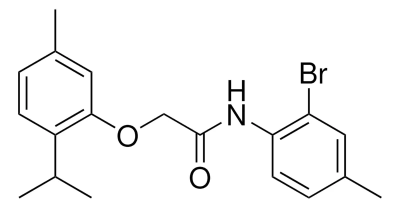 Sigma-Aldrich N-(2-BROMO-4-METHYL-PHENYL)-2-(2-ISOPROPYL-5-METHYL-PHENOXY)-ACETAMIDE,AldrichCPR