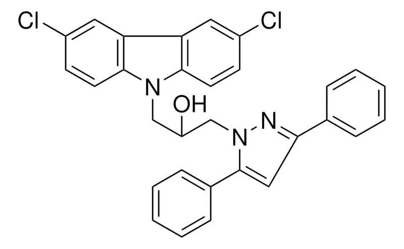 Sigma-Aldrich 1-(3,6-DICHLORO-CARBAZOL-9-YL)-3-(3,5-DIPHENYL-PYRAZOL-1-YL)-PROPAN-2-OL,AldrichCPR