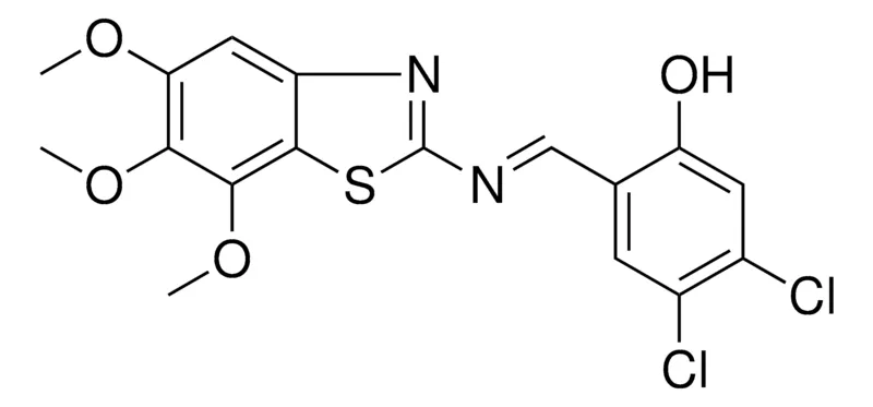 Sigma-Aldrich 4,5-DICHLORO-2-((5,6,7-TRIMETHOXY-BENZOTHIAZOL-2-YLIMINO)-METHYL)-PHENOL,AldrichCPR