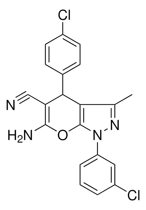 Sigma-Aldrich 6-AMINO-4-(4-CL-PH)-1-(3-CL-PH)-3-ME-1,4-2H-PYRANO(2,3-C)PYRAZOLE-5-CARBONITRILE,AldrichCPR