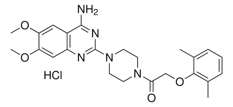 Sigma-Aldrich 2-(4-((2,6-DIMETHYLPHENOXY)AC)-1-PIPERAZINYL)6,7-DIMETHOXY-4-QUINAZOLINAMINE HCL,AldrichCPR