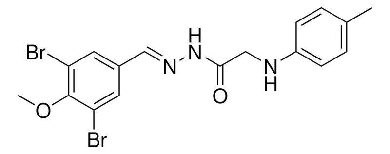 Sigma-Aldrich 2-P-TOLYLAMINO-ACETIC ACID (3,5-DIBROMO-4-METHOXY-BENZYLIDENE)-HYDRAZIDE，AldrichCPR