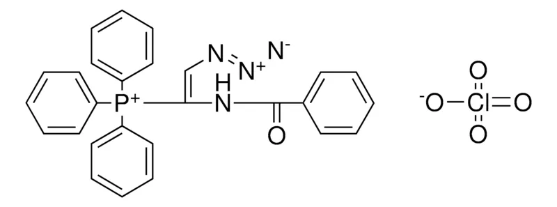 Sigma-Aldrich (2-AZIDO-1-BENZOYLAMINO-VINYL)-TRIPHENYL-PHOSPHONIUM, PERCHLORATE,AldrichCPR