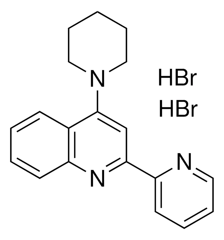 Sigma-Aldrich 4-PIPERIDIN-1-YL-2-PYRIDIN-2-YL-QUINOLINE, DI-HYDROBROMIDE,AldrichCPR