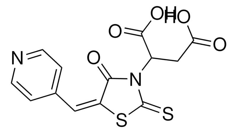 Sigma-Aldrich 2-(4-OXO-5-(4-PYRIDINYLMETHYLENE)-2-THIOXO-1,3-THIAZOLIDIN-3-YL)SUCCINIC ACID,AldrichCPR