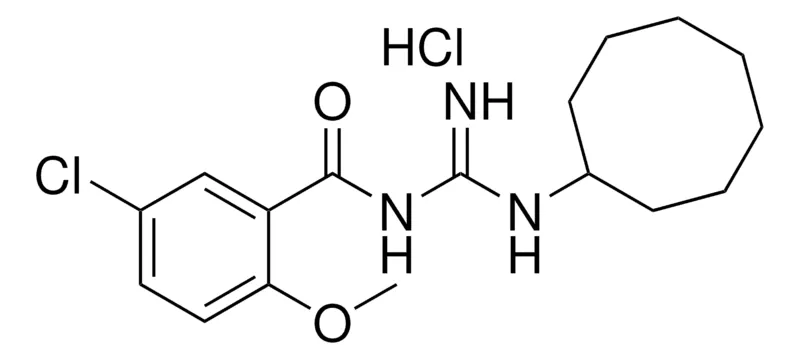 Sigma-Aldrich N-(5-CHLORO-2-METHOXY-BENZOYL)-N'-CYCLOOCTYL-GUANIDINE, HYDROCHLORIDE,AldrichCPR