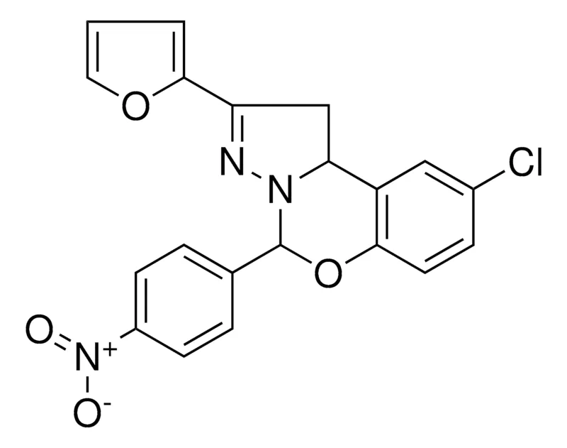 Sigma-Aldrich 8-CL-2-FURAN-2-YL-4(4-NITRO-PH)1,9B-2H-5-OXA-3,3A-DIAZA-CYCLOPENTA(A)NAPHTHALENE,AldrichCPR
