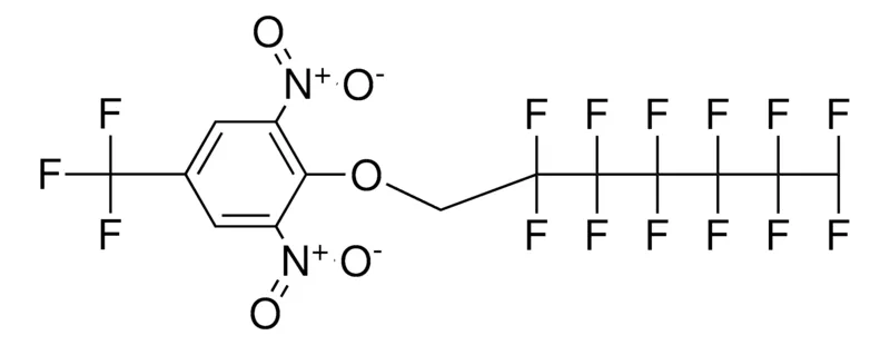 Sigma-Aldrich 2-(2,2,3,3,4,4,5,5,6,6,7,7-DODECAFLUORO-HEPTYLOXY)-DINITRO-TRIFLUORO-ME-BENZENE,AldrichCPR