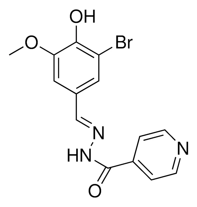 Sigma-Aldrich 4-PYRIDINECARBOXYLIC (3-BROMO-4-HYDROXY-5-METHOXYBENZYLIDENE)HYDRAZIDE，AldrichCPR