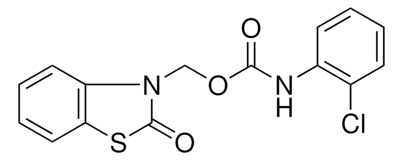 Sigma-Aldrich (2-CHLORO-PHENYL)-CARBAMIC ACID 2-OXO-BENZOTHIAZOL-3-YLMETHYL ESTER,AldrichCPR