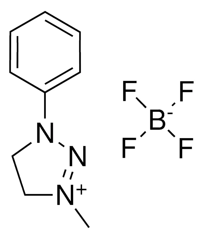 Sigma-Aldrich 4,5-DIHYDRO-1-METHYL-3-PHENYL-1H-1,2,3-TRIAZOLIUM TETRAFLUOROBORATE,AldrichCPR