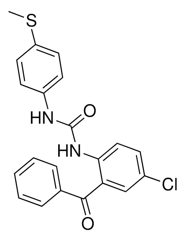 Sigma-Aldrich 1-(2-BENZOYL-4-CHLOROPHENYL)-3-(4-(METHYLTHIO)PHENYL)UREA,AldrichCPR