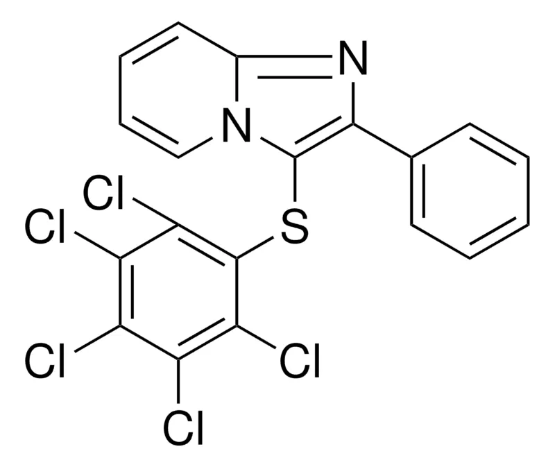 Sigma-Aldrich 3-(2,3,4,5,6-PENTACHLORO-PHENYLSULFANYL)-2-PHENYL-IMIDAZO(1,2-A)PYRIDINE,AldrichCPR