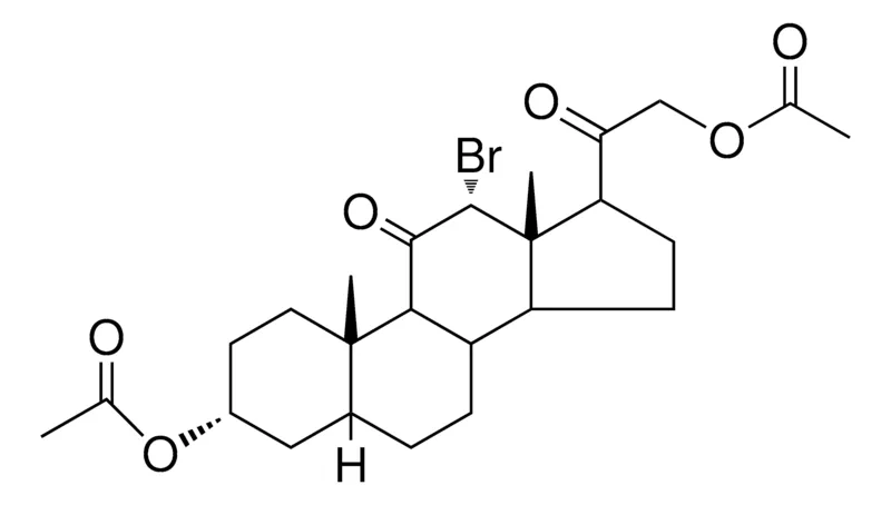 Sigma-Aldrich ACETIC ACID 17-ACO-AC-12-BR-10,13-DI-ME-11-OXO-CYCLOPENTA(A)PHENANTHREN-YL ESTER,AldrichCPR