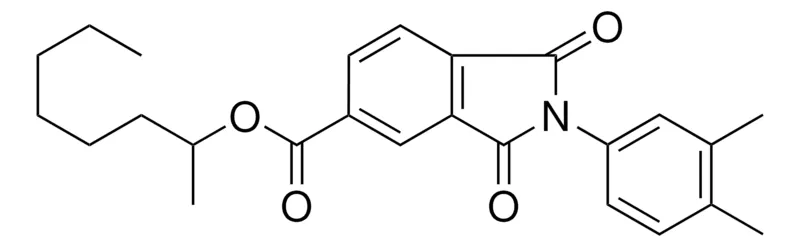 Sigma-Aldrich 1-METHYLHEPTYL 2-(3,4-DIMETHYLPHENYL)-1,3-DIOXO-5-ISOINDOLINECARBOXYLATE,AldrichCPR