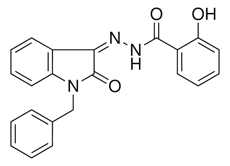 Sigma-Aldrich 2-HYDROXY-BENZOIC ACID (1-BENZYL-2-OXO-1,2-DIHYDRO-INDOL-3-YLIDENE)-HYDRAZIDE,AldrichCPR