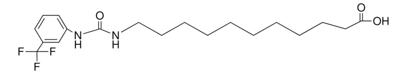 Sigma-Aldrich 11-(3-(3-(TRIFLUOROMETHYL)PHENYL)UREIDO)UNDECANOIC ACID,AldrichCPR