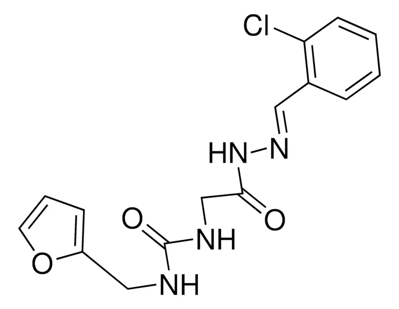 Sigma-Aldrich 2-(FURFURYLUREIDO)ACETIC ACID(2-CHLOROBENZYLIDENE)HYDRAZIDE,AldrichCPR