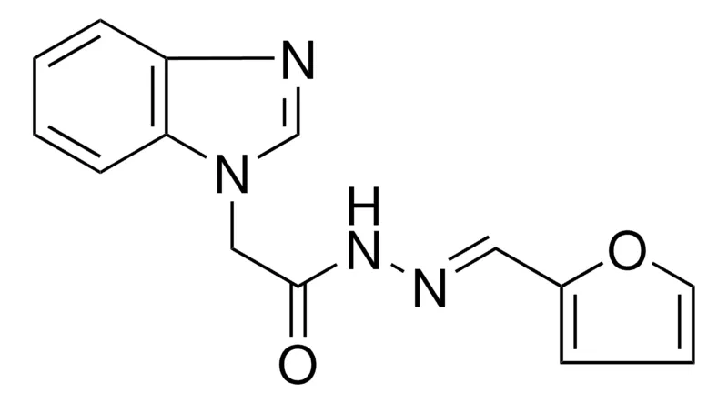 Sigma-Aldrich 2-BENZOIMIDAZOL-1-YL-ACETIC ACID FURAN-2-YLMETHYLENE-HYDRAZIDE,AldrichCPR