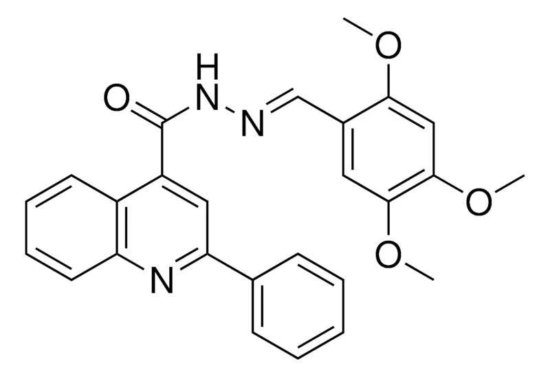 Sigma-Aldrich 2-PHENYL-QUINOLINE-4-CARBOXYLIC ACID (2,4,5-TRIMETHOXY-BENZYLIDENE)-HYDRAZIDE,AldrichCPR