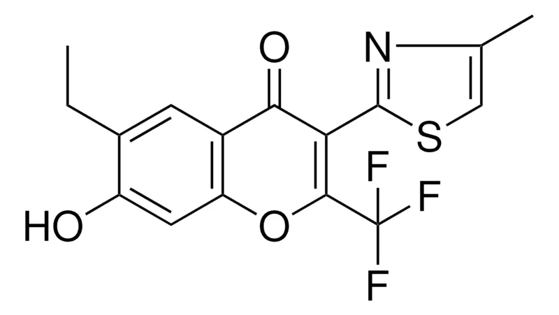 Sigma-Aldrich 6-ET-7-HO-3-(4-METHYL-1,3-THIAZOL-2-YL)-2-(TRIFLUOROMETHYL)-4H-CHROMEN-4-ONE,AldrichCPR