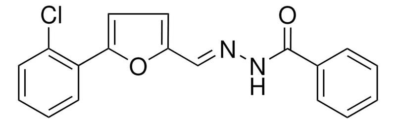 Sigma-Aldrich BENZOIC ACID (5-(2-CHLORO-PHENYL)-FURAN-2-YLMETHYLENE)-HYDRAZIDE,AldrichCPR