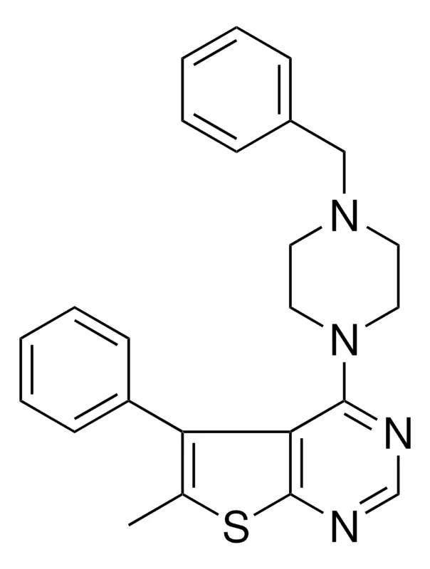Sigma-Aldrich 4-(4-BENZYL-1-PIPERAZINYL)-6-METHYL-5-PHENYLTHIENO(2,3-D)PYRIMIDINE,AldrichCPR
