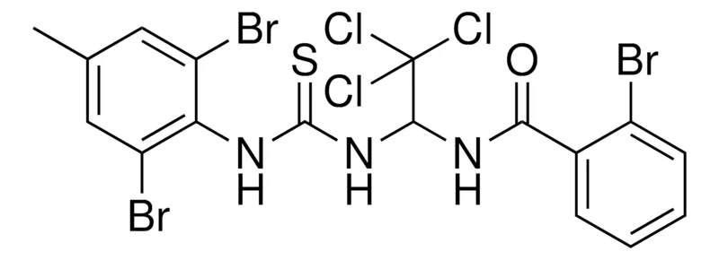 Sigma-Aldrich 2-BR-N-(2,2,2-TRICHLORO-1-(3-(2,6-DIBROMO-4-ME-PH)-THIOUREIDO)-ETHYL)-BENZAMIDE,AldrichCPR