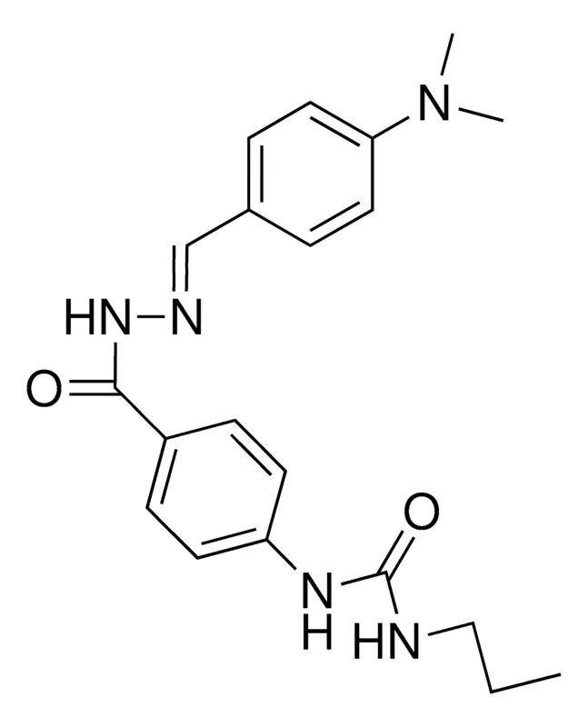 Sigma-Aldrich 4-(3-PROPYLUREIDO)BENZOIC (4-(DIMETHYLAMINO)BENZYLIDENE)HYDRAZIDE,AldrichCPR