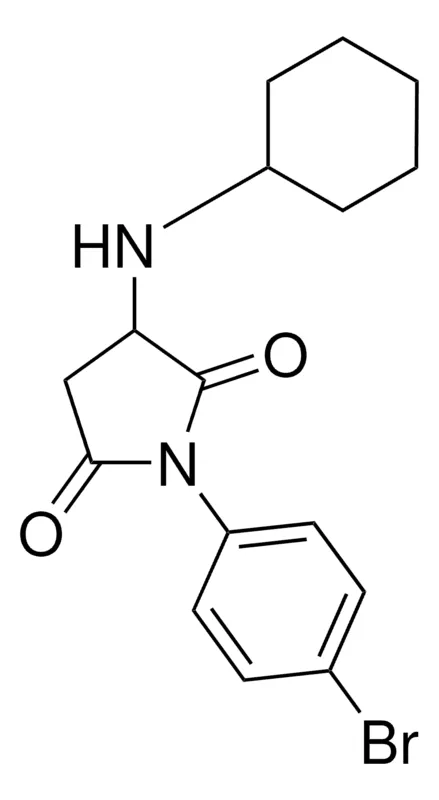 Sigma-Aldrich 1-(4-BROMOPHENYL)-3-(CYCLOHEXYLAMINO)SUCCINIMIDE,AldrichCPR