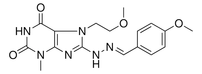 Sigma-Aldrich 8-(N'-(4-MEO-BENZYLIDENE)-HYDRAZINO)-7-(2-MEO-ET)-3-ME-3,7-2H-PURINE-2,6-DIONE,AldrichCPR