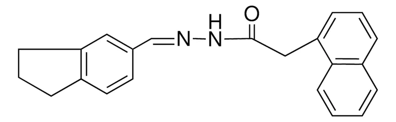Sigma-Aldrich 1-NAPHTHALENEACETIC ACID (5-INDANYLMETHYLENE)-HYDRAZIDE,AldrichCPR