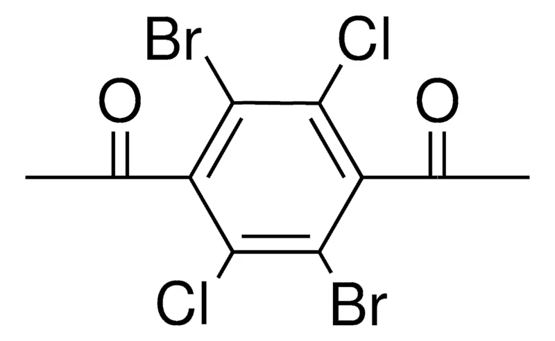 Sigma-Aldrich 1-(4-ACETYL-2,5-DIBROMO-3,6-DICHLORO-PHENYL)-ETHANONE,AldrichCPR