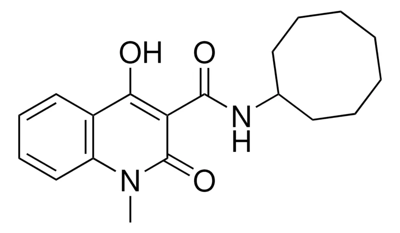 Sigma-Aldrich 4-HYDROXY-1-METHYL-2-OXO-1,2-DIHYDRO-QUINOLINE-3-CARBOXYLIC ACID CYCLOOCTYLAMIDE,AldrichCPR