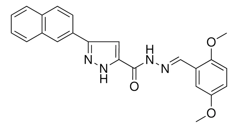 Sigma-Aldrich 5-NAPHTHALEN-2-YL-2H-PYRAZOLE-3CARBOXYLIC ACID (2,5-DI-MEO-BENZYLIDENE)HYDRAZIDE，AldrichCPR
