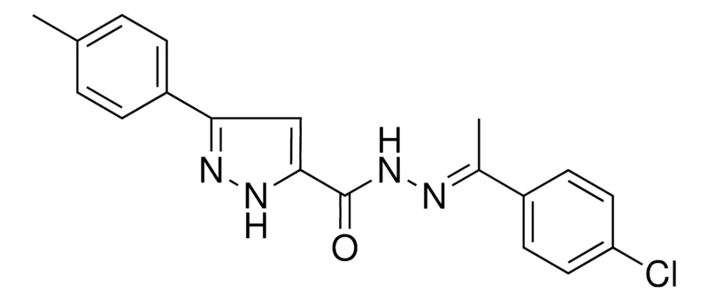 Sigma-Aldrich 5-P-TOLYL-2H-PYRAZOLE-3-CARBOXYLIC ACID (1-(4-CL-PHENYL)-ETHYLIDENE)-HYDRAZIDE,AldrichCPR