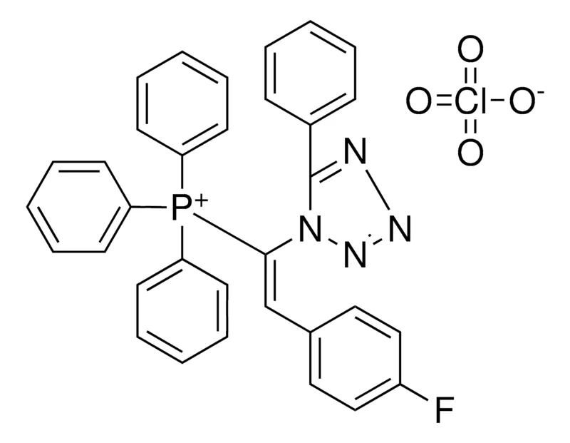 Sigma-Aldrich (2-(4-F-PH)-1-(5-PHENYL-TETRAZOL-1-YL)-VINYL)-TRIPHENYL-PHOSPHONIUM, PERCHLORATE,AldrichCPR
