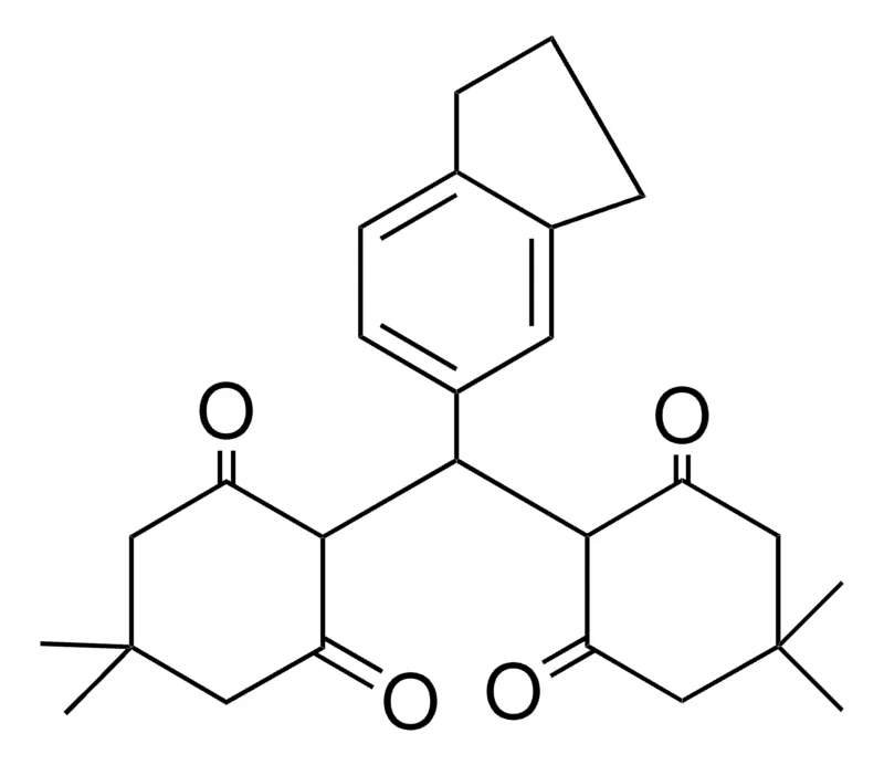 Sigma-Aldrich 2,2'-(5-INDANYLMETHYLENE)-BIS-(5,5-DIMETHYL-1,3-CYCLOHEXANEDIONE),AldrichCPR