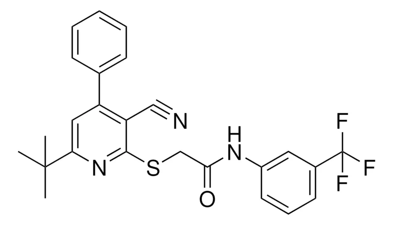 Sigma-Aldrich 2-(6-TERT-BUTYL-3-CYANO-4-PH-PYRIDIN-2-YLSULFANYL)-N-(3-TRI-F-ME-PH)-ACETAMIDE，AldrichCPR