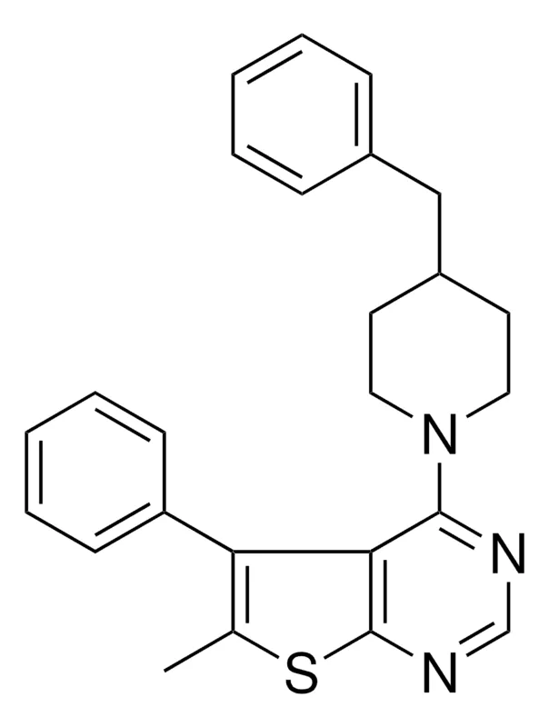 Sigma-Aldrich 4-(4-BENZYL-1-PIPERIDINYL)-6-METHYL-5-PHENYLTHIENO(2,3-D)PYRIMIDINE,AldrichCPR