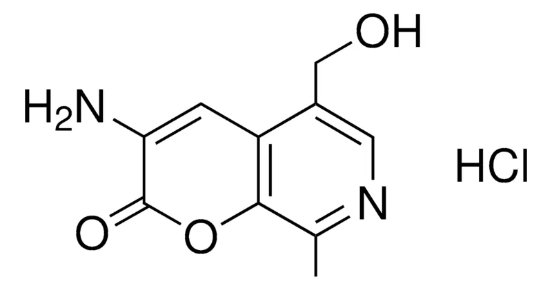 Sigma-Aldrich 3-AMINO-5-HYDROXYMETHYL-8-METHYL-PYRANO(2,3-C)PYRIDIN-2-ONE, HYDROCHLORIDE,AldrichCPR