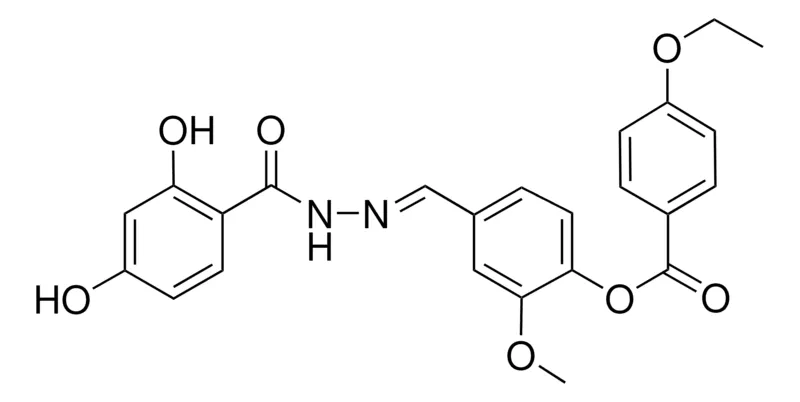 Sigma-Aldrich 4-(2-(2,4-DIHYDROXYBENZOYL)CARBOHYDRAZONOYL)-2-METHOXYPHENYL 4-ETHOXYBENZOATE,AldrichCPR