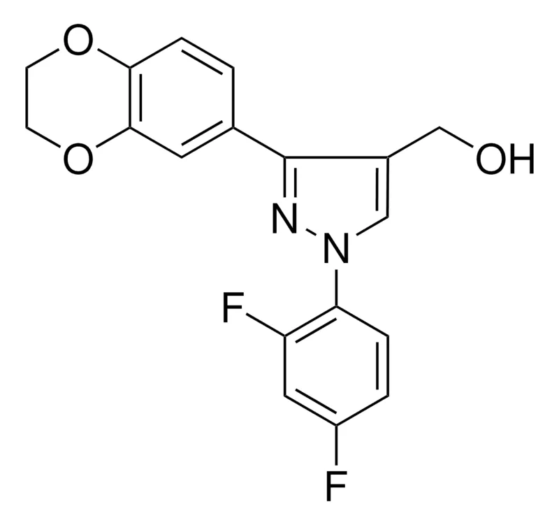 Sigma-Aldrich (1-(2,4-DI-F-PH)-3-(2,3-DIHYDRO-1,4-BENZODIOXIN-6-YL)-1H-PYRAZOL-4-YL)METHANOL,AldrichCPR
