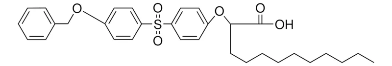 Sigma-Aldrich 2-(4-(4-(BENZYLOXY)PHENYLSULFONYL)PHENOXY)DODECANOIC ACID,AldrichCPR