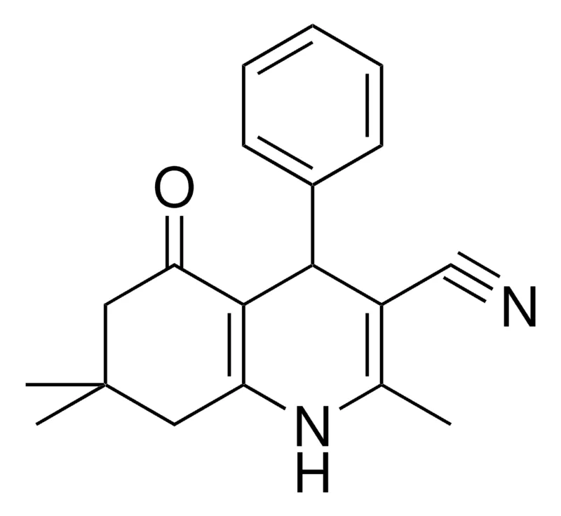 Sigma-Aldrich 2,7,7-TRIMETHYL-5-OXO-4-PHENYL-1,4,5,6,7,8-HEXAHYDRO-QUINOLINE-3-CARBONITRILE,AldrichCPR