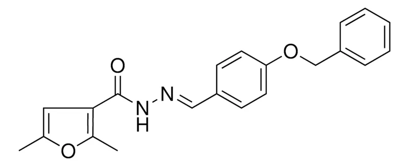 Sigma-Aldrich 2,5-DIMETHYL-FURAN-3-CARBOXYLIC ACID (4-BENZYLOXY-BENZYLIDENE)-HYDRAZIDE,AldrichCPR
