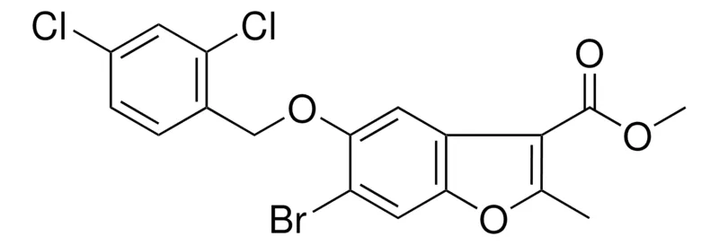 Sigma-Aldrich METHYL 6-BROMO-5-((2,4-DICHLOROBENZYL)OXY)-2-METHYL-1-BENZOFURAN-3-CARBOXYLATE,AldrichCPR