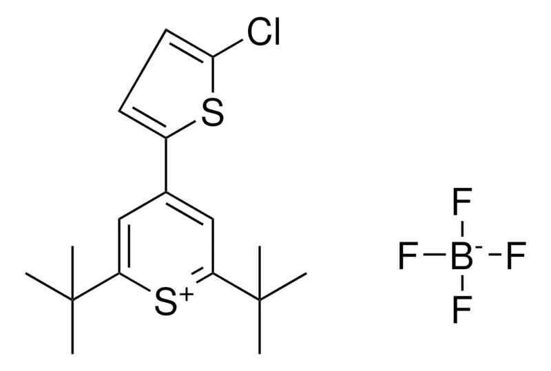 Sigma-Aldrich 2,6-DI-TERT-BUTYL-4-(5-CHLORO-THIOPHEN-2-YL)-THIOPYRANYLIUM, TETRAFLUORO BORATE,AldrichCPR