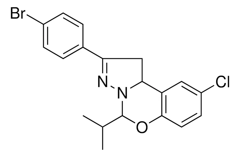 Sigma-Aldrich 2-(4-BR-PH)-8-CL-4-ISOPROPYL-1,9B-2H-5-OXA-3,3A-DIAZA-CYCLOPENTA(A)NAPHTHALENE,AldrichCPR
