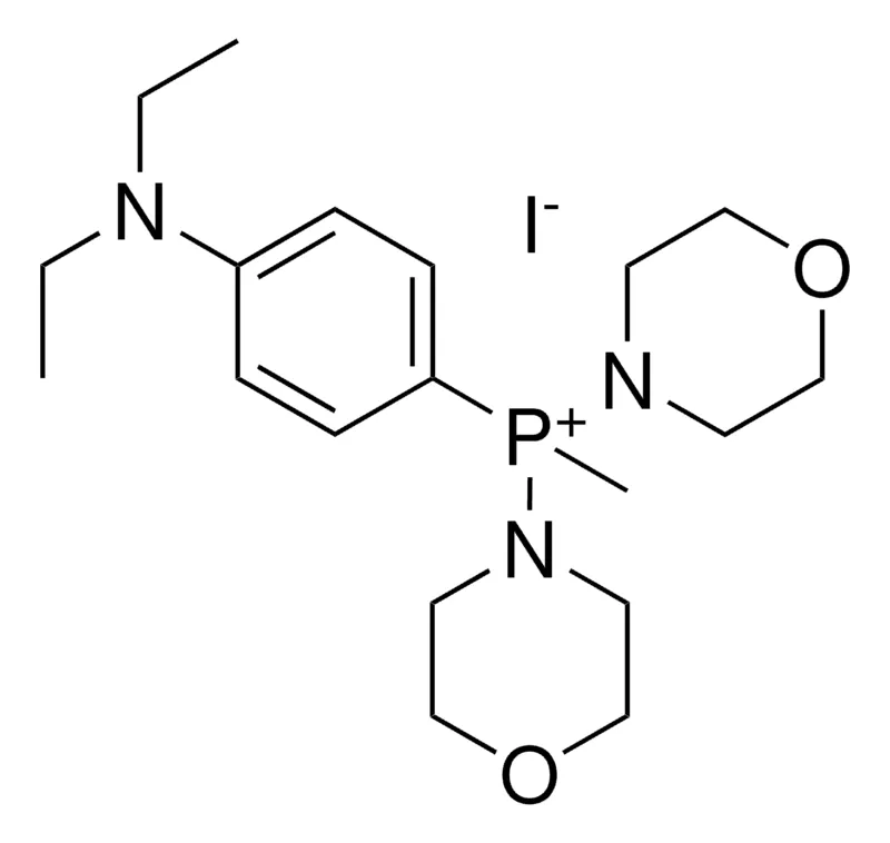 Sigma-Aldrich (4-DIETHYLAMINO-PHENYL)-METHYL-DI-MORPHOLIN-4-YL-PHOSPHONIUM, IODIDE,AldrichCPR